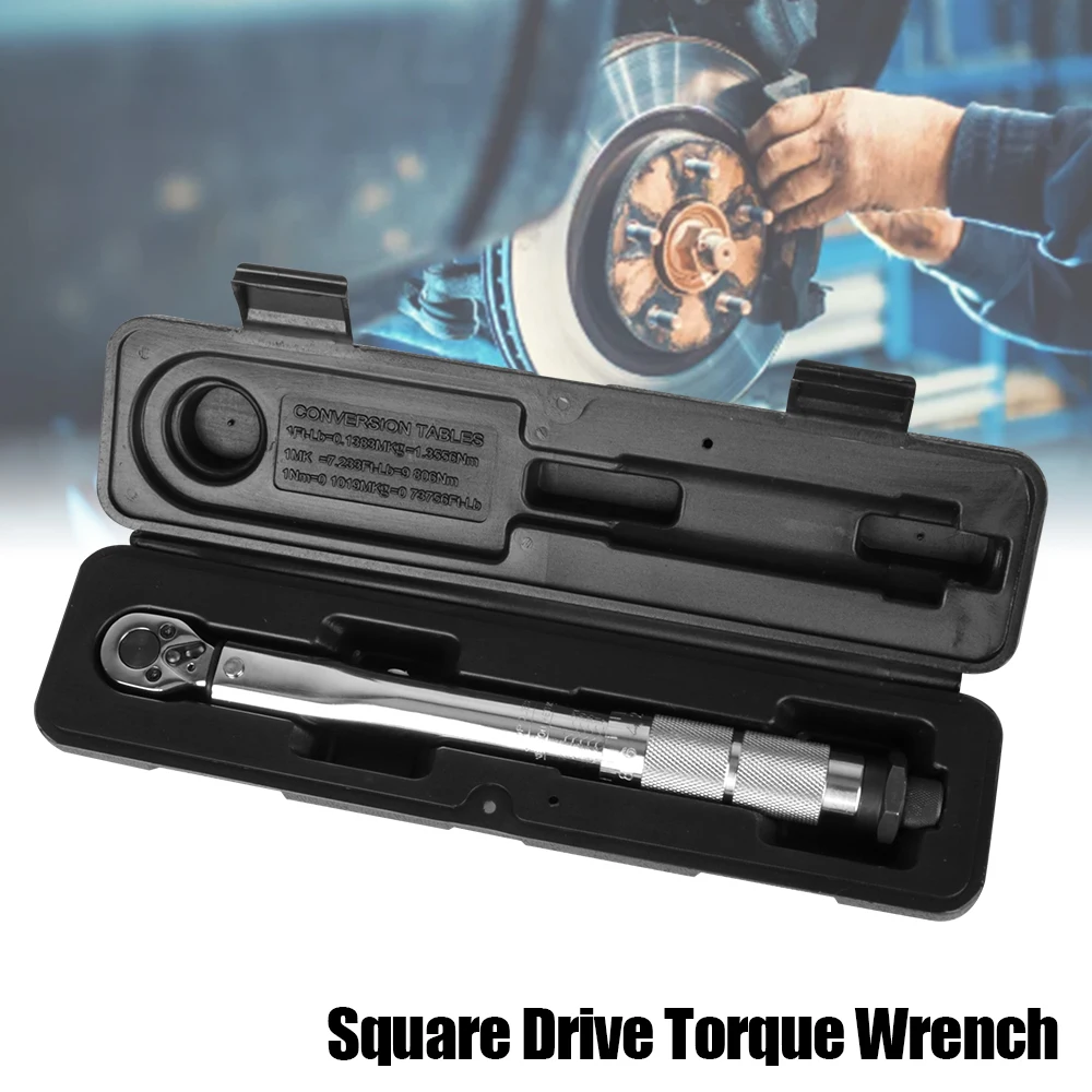 Accuracy 3% 5-25N.m Square Drive Torque Wrench Two-way Precise Ratchet Key 1/4 Inch Car Bike Repair Hand Tools Spanner
Accuracy 3% 5-25N.m Square Drive Torque Wrench Two-way Precise Ratchet Key 1/4 Inch Car Bike Repair Hand Tools Spanner