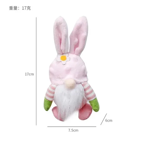 

Easter Decoration Faceless Cute Gnome Rabbit Doll Ornaments Baby Gifts Home Desktop Decor Spring Hanging Bunny Easter Kids Gift