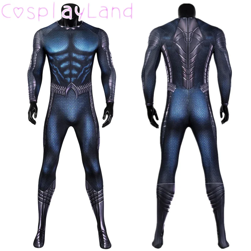 

Newest Aquaman Arthur Curry Cosplay Outfit 3D Printed Costume Stretchy Bodysuit Halloween Costume for Men Jumpsuit