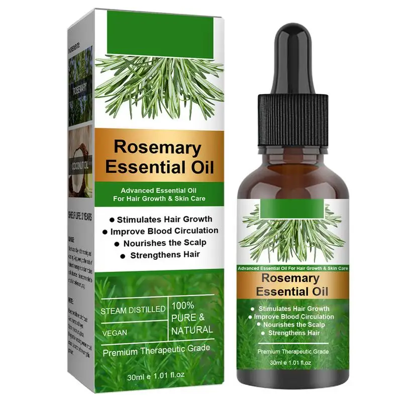 

Rosemary Hair Growth Oil Repair Dry Scalp Damage Hair 30ml Organic Deep Condition Moisturizing Nourishing Anti Hair Loss Serum