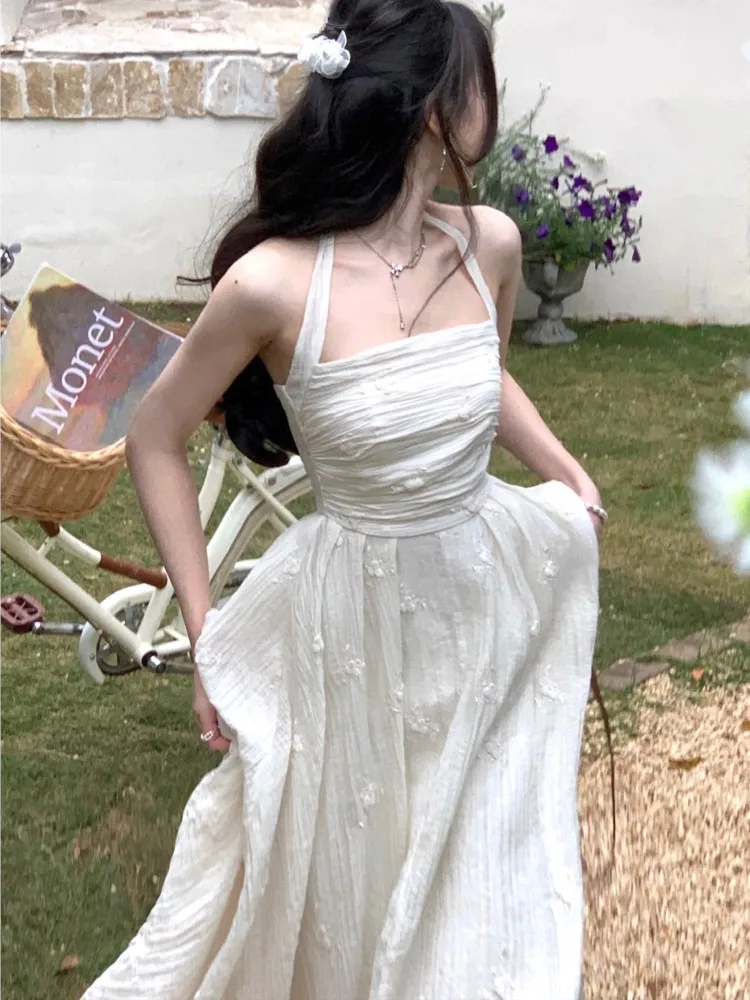 Summer 2023 Fashion Retro Evening Party Midi Dress Women Elegant Princess Embroider Vestidos Female Korean Design Slim Clothes
Summer 2023 Fashion Retro Evening Party Midi Dress Women Elegant Princess Embroider Vestidos Female Korean Design Slim Clothes