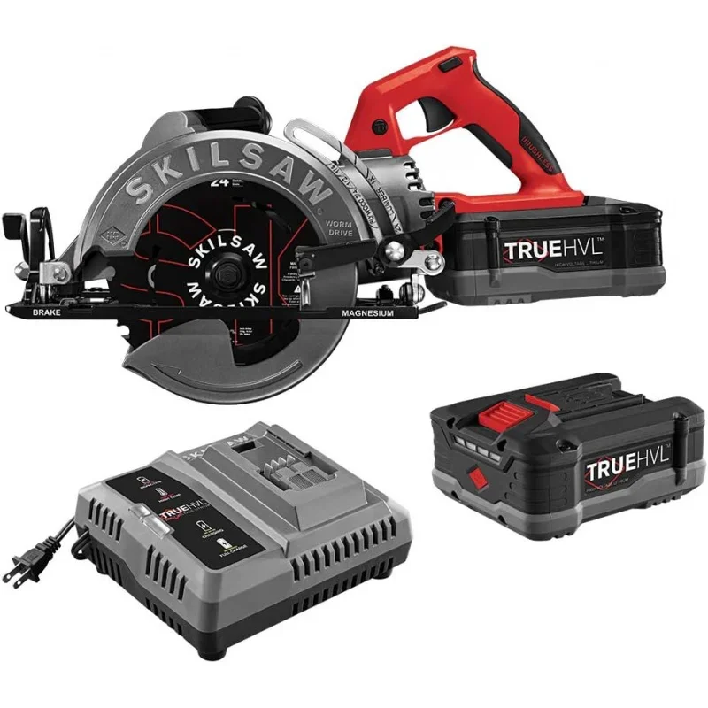 SKIL 48V 7-1/4 "TRUEHVL беспроводной червячный привод, набор циркулярной пилы с 2 TRUEHVL батареями-SPTH77M-21
SKIL 48V 7-1/4 "TRUEHVL беспроводной червячный привод, набор циркулярной пилы с 2 TRUEHVL батареями-SPTH77M-21