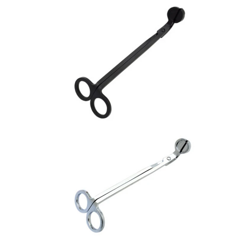 Candle Wick Trimmer Stainless Steel Candle Scissors Trim Wick Cutter Round Head Black And Silver
Candle Wick Trimmer Stainless Steel Candle Scissors Trim Wick Cutter Round Head Black And Silver
