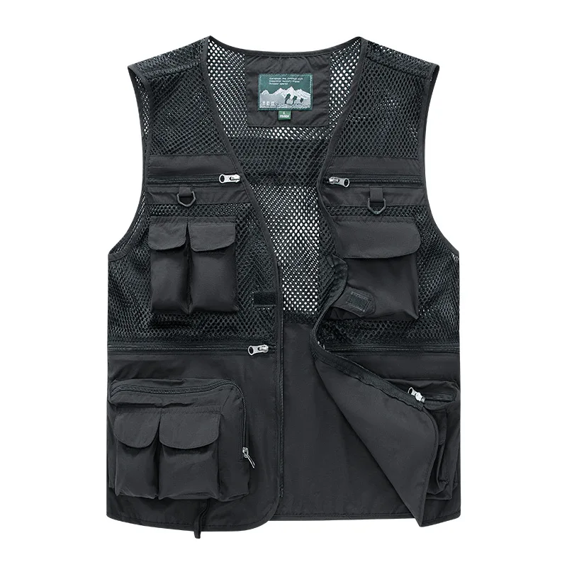 Мужской жилет в стиле милитари, Быстросохнущий жилет с несколькими карманами, рабочая безрукавка, лето, весна, рыбалка, туризм, РЕПОРТЕРСКАЯ одежда
Мужской жилет в стиле милитари, Быстросохнущий жилет с несколькими карманами, рабочая безрукавка, лето, весна, рыбалка, туризм, РЕПОРТЕРСКАЯ одежда