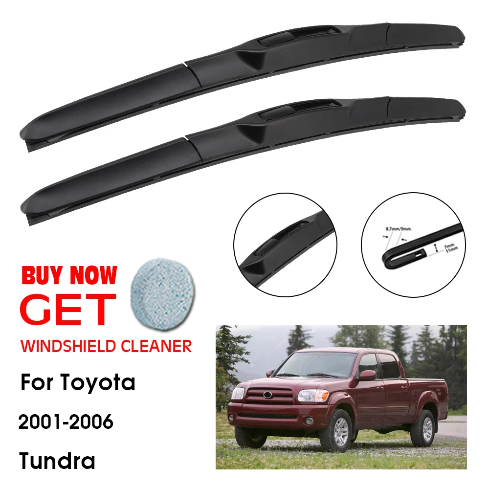 Car Wiper Blade For TOYOTA Tundra 19"+19" 2001-2006 Front Window Washer Windscreen Windshield Wipers Blades Accessories
Car Wiper Blade For TOYOTA Tundra 19"+19" 2001-2006 Front Window Washer Windscreen Windshield Wipers Blades Accessories