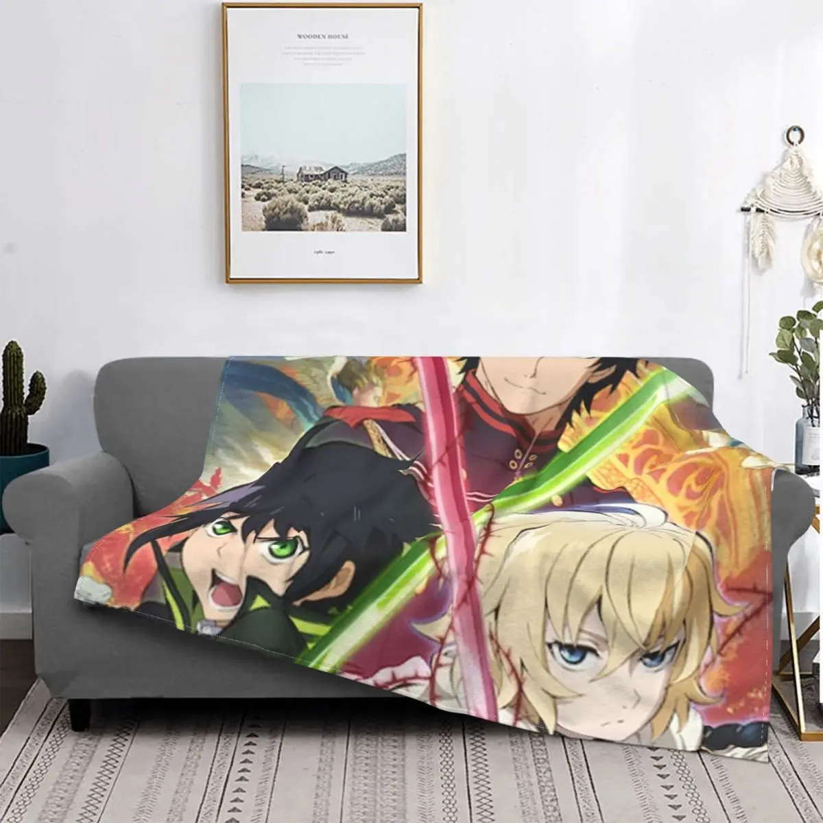 Seraph Of The End Anime Blanket Fleece angels japan hyakuya Soft Throw Blankets for Bed Bedroom Quilt
Seraph Of The End Anime Blanket Fleece angels japan hyakuya Soft Throw Blankets for Bed Bedroom Quilt