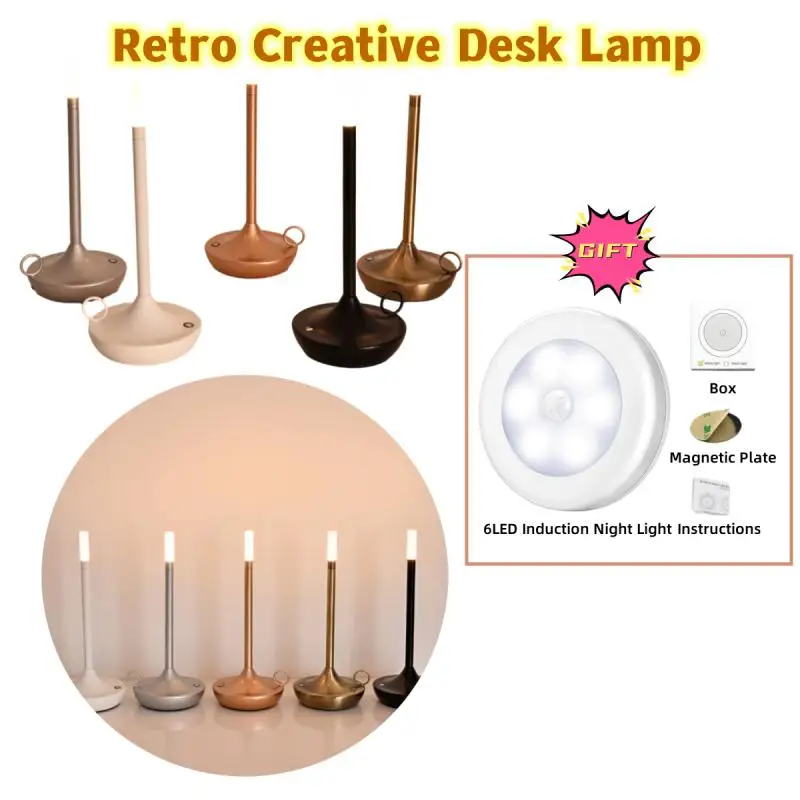 Table Lamp for Bedroom Rechargeable Wireless Touch Light Camping Candle Creative Lantern Rechargeable USB-C Desk Lamp
Table Lamp for Bedroom Rechargeable Wireless Touch Light Camping Candle Creative Lantern Rechargeable USB-C Desk Lamp
