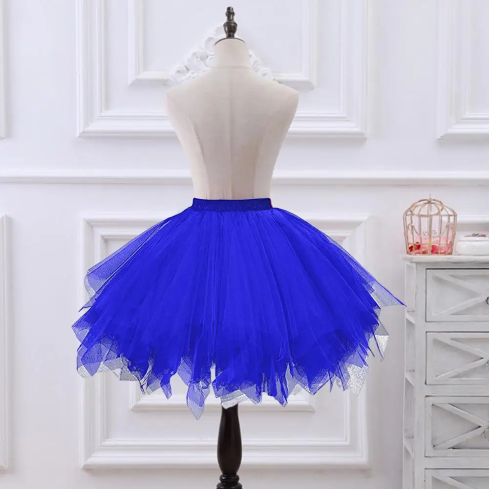 

Women High-waisted A-line Skirt Elegant Multi-layered Tulle Ballet Skirt for Women High Waist Dance Wear Petticoat Classic