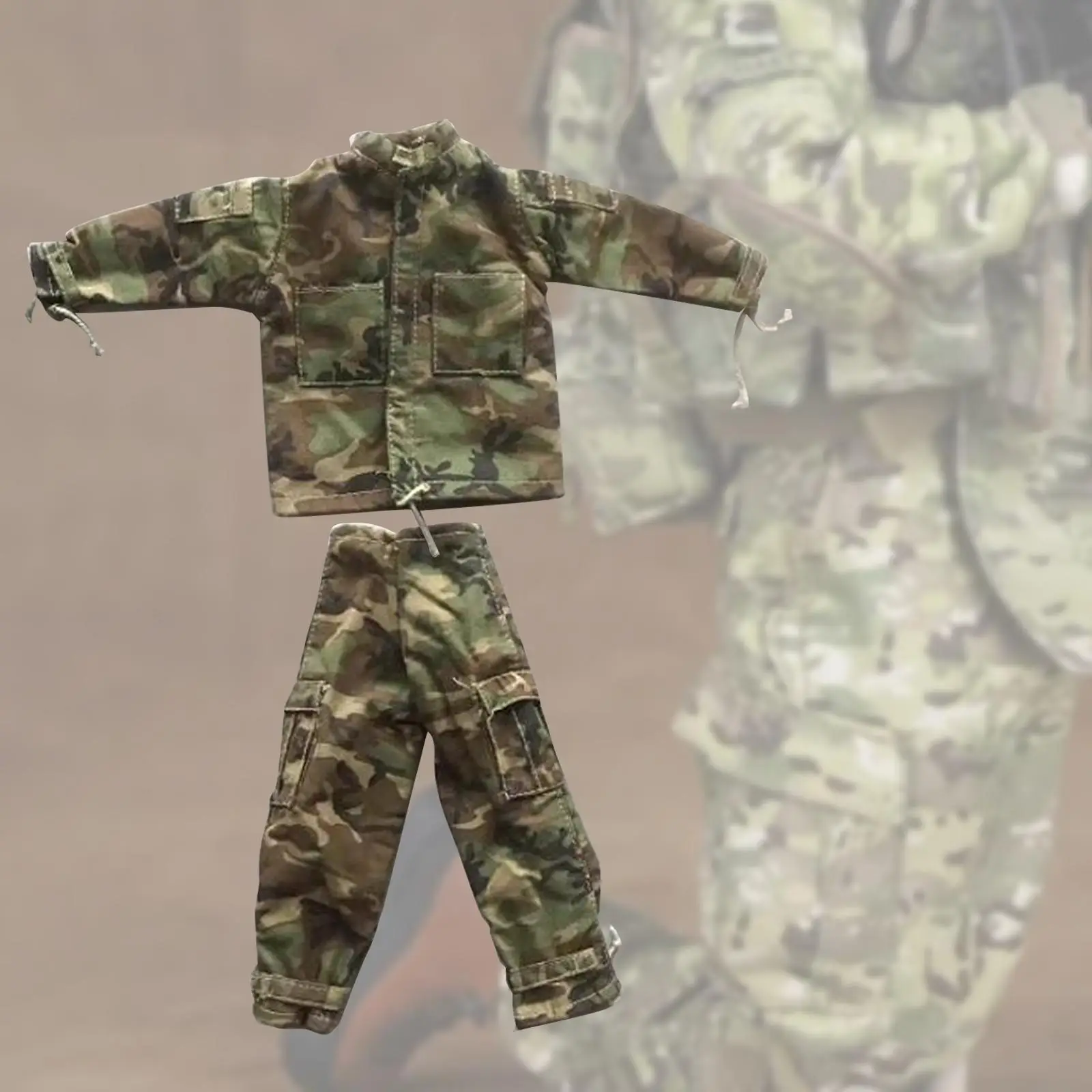 1/6 Male Figure Jungle Suit Jacket and Pants Training Uniform Action Figures Clothes for 12inch Male Dolls Figure Accessory
1/6 Male Figure Jungle Suit Jacket and Pants Training Uniform Action Figures Clothes for 12inch Male Dolls Figure Accessory