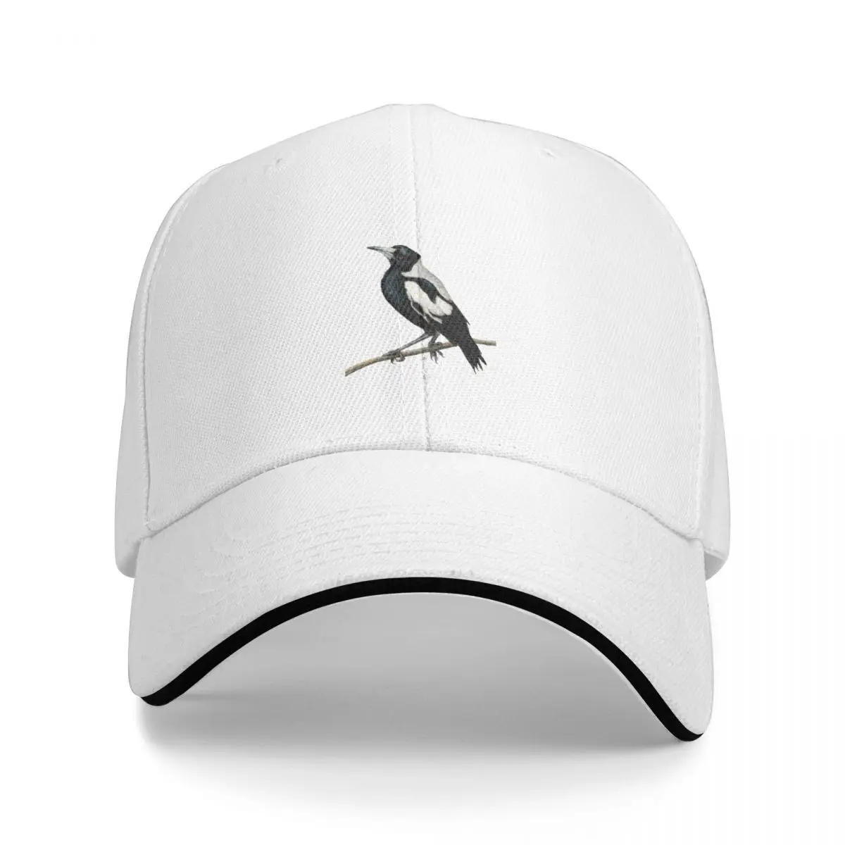 

Baseball Hat For Men Women Snapback The Australian Magpie Collingwood's Iconic Bird - Drawing Bobble Hat Ball Cap Golf Clothing