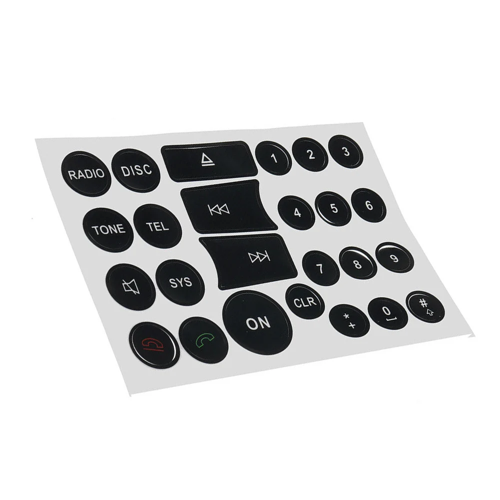 1 Set Radio Button Abscission Black Characters For Mercedes-Benz High Grade Vinyl Original Preventing Sunlight
1 Set Radio Button Abscission Black Characters For Mercedes-Benz High Grade Vinyl Original Preventing Sunlight