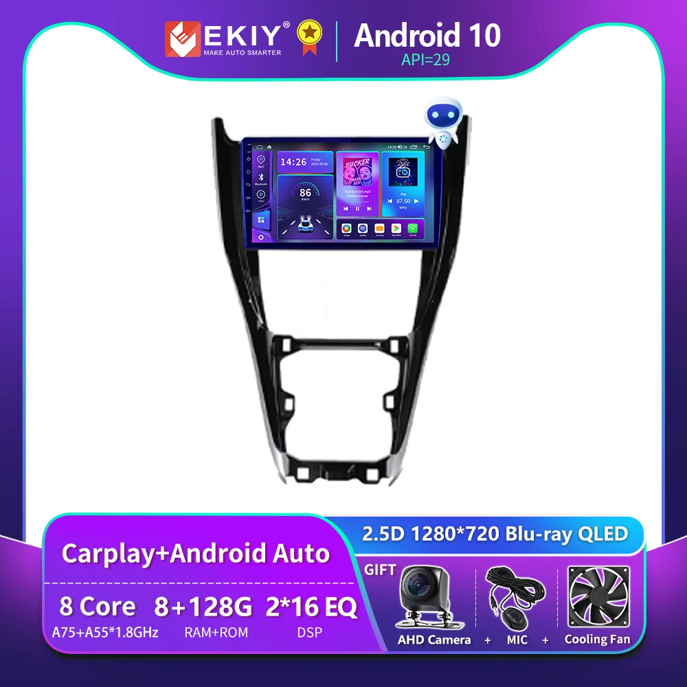EKIY T900 For Toyota Harrier 2013 - 2019 Car Radio Multimedia Player GPS Navigation Stereo Android 10 2 Din Carplay Audio No DVD
EKIY T900 For Toyota Harrier 2013 - 2019 Car Radio Multimedia Player GPS Navigation Stereo Android 10 2 Din Carplay Audio No DVD