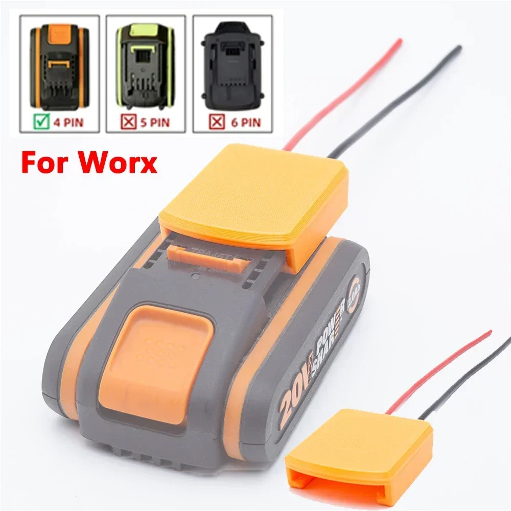 Adapter for DEXTER For Worx 4PIN Lithium Battery DIY Converter 14 AWG Wires Connector Toy Robot Power Tool Accessories
Adapter for DEXTER For Worx 4PIN Lithium Battery DIY Converter 14 AWG Wires Connector Toy Robot Power Tool Accessories
