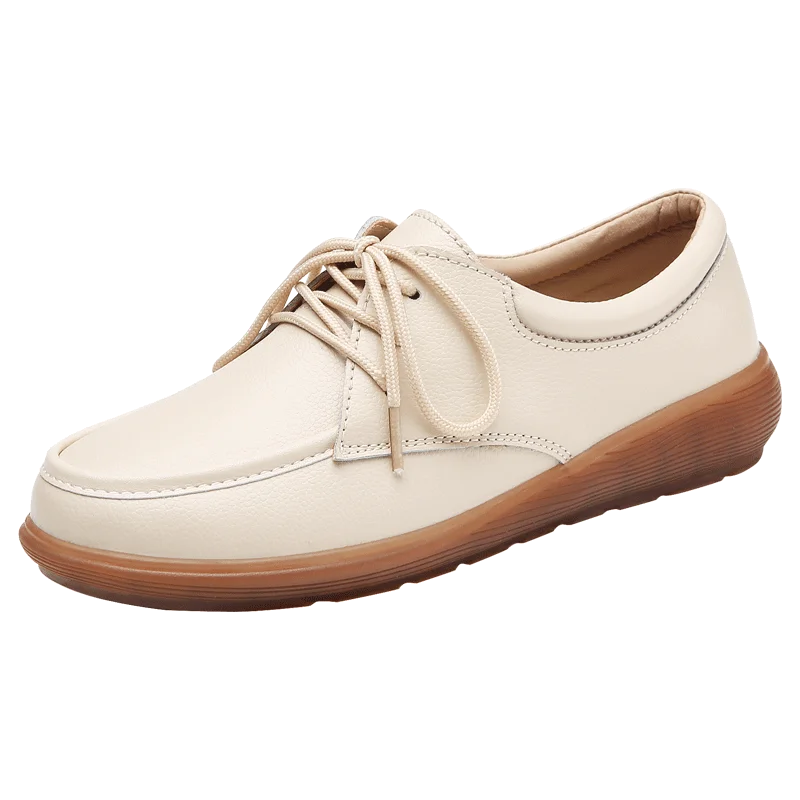 Four Seasons New Lacing Casual Versatile Comfortable Fashion Genuine Leather Women's Shoes Small Leather Shoes Single Shoe
Four Seasons New Lacing Casual Versatile Comfortable Fashion Genuine Leather Women's Shoes Small Leather Shoes Single Shoe