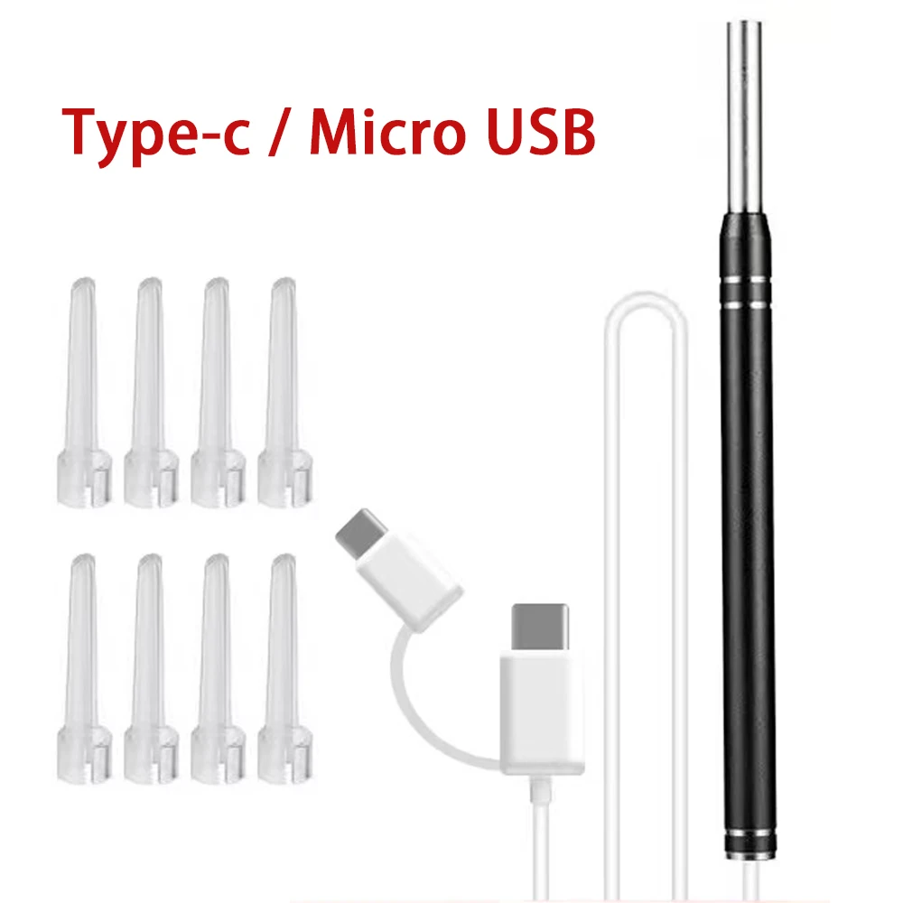 Multifunctional USB Ear Cleaning Tool HD Visual Ear Spoon Earpick with Mini Camera Pen Ear Care In-ear Cleaning Endoscope
Multifunctional USB Ear Cleaning Tool HD Visual Ear Spoon Earpick with Mini Camera Pen Ear Care In-ear Cleaning Endoscope