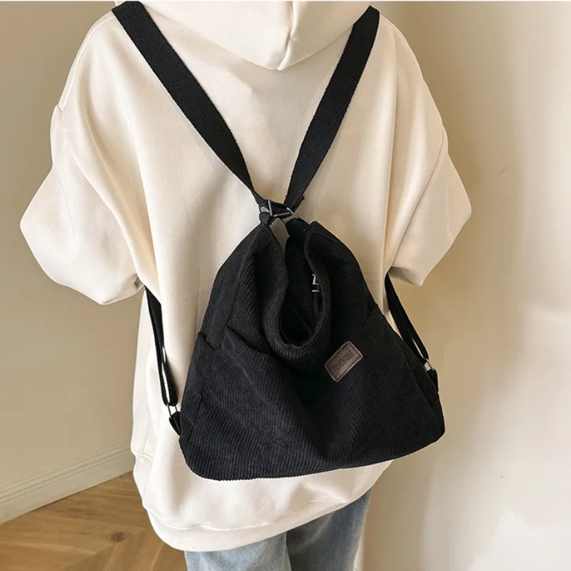Women's Shoulder Bag Corduroy Multifunctional Retro Popular Design Solid Color Pocket Tote Crossbody Bag Large Capacity Handbag
Women's Shoulder Bag Corduroy Multifunctional Retro Popular Design Solid Color Pocket Tote Crossbody Bag Large Capacity Handbag