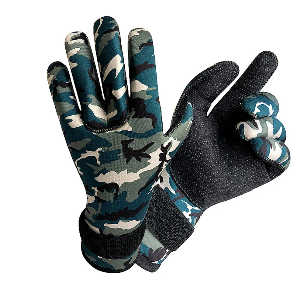 

Неопреновые перчатки для дайвинга 3 мм, камуфляжные Нескользящие теплые перчатки для подводной охоты, перчатки для подводного плавания, рыбалки, плавания, серфинга, дайвинга