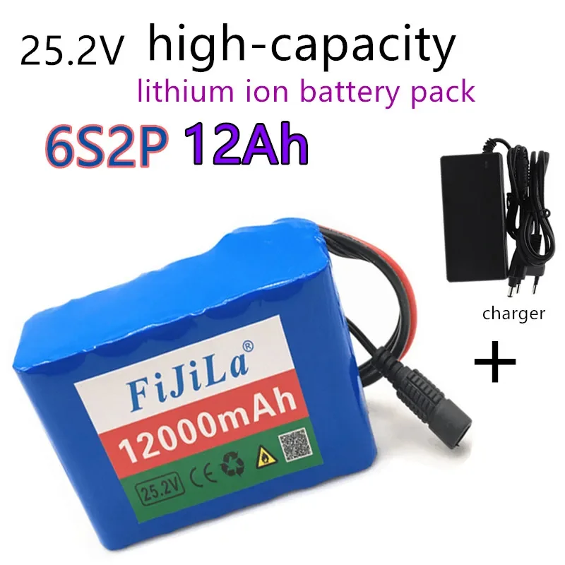 6s2p 24v 12.0ah18650 Lithium Ion Battery Pack 25.2v 12000mah Electric Bicycle Dragging BMS + Charger
6s2p 24v 12.0ah18650 Lithium Ion Battery Pack 25.2v 12000mah Electric Bicycle Dragging BMS + Charger