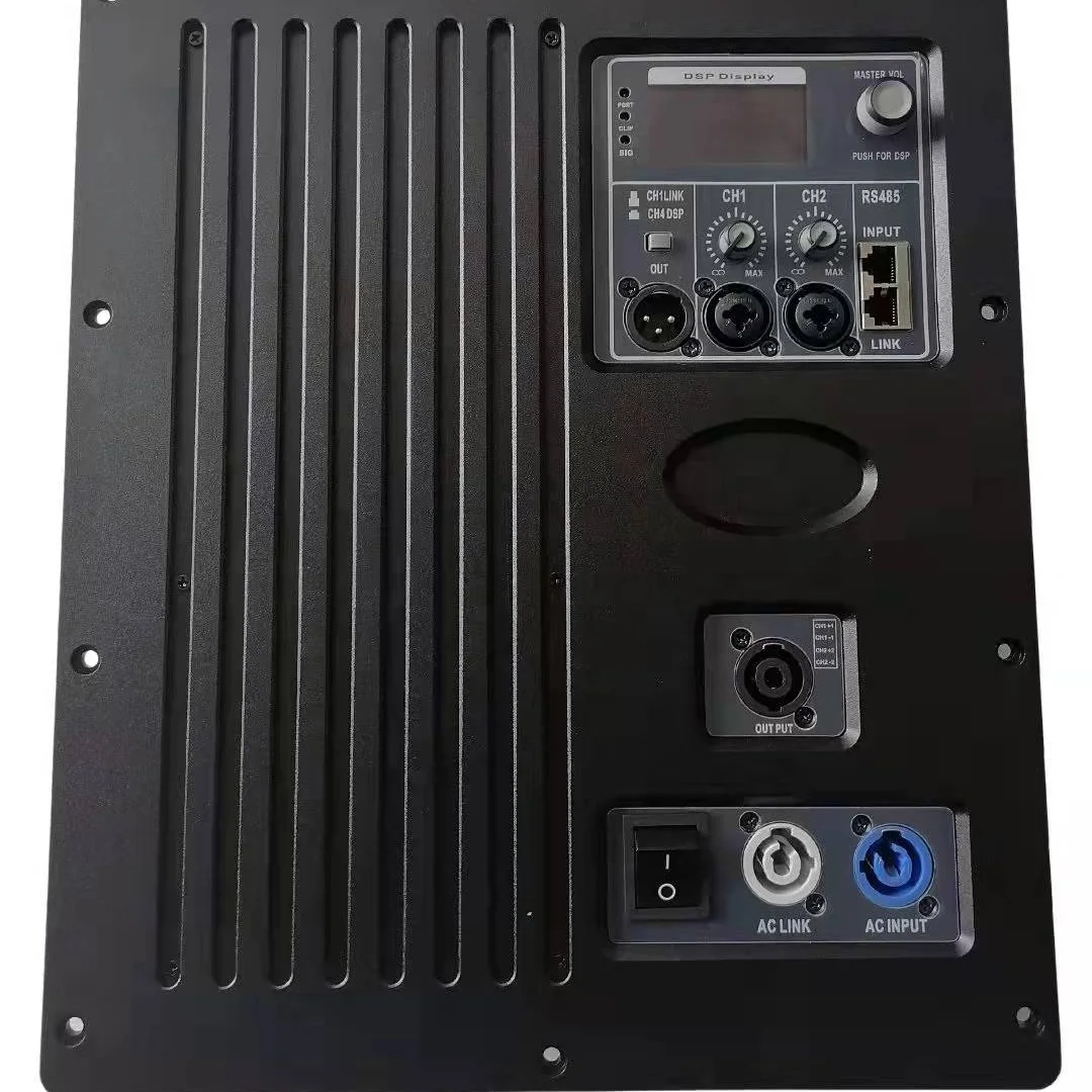 800W+800W+2000W Digital Amplifier Module Professional Speaker Plate Amplifier Class D with DSP Audio Processor three-channel
800W+800W+2000W Digital Amplifier Module Professional Speaker Plate Amplifier Class D with DSP Audio Processor three-channel