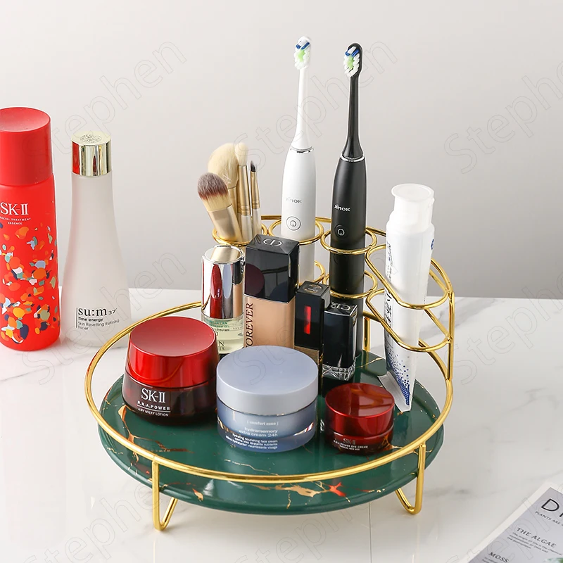 Golden Marble Texture Ceramic Storage Tray Nordic Bathroom Countertop Toilet Dresser Cosmetic Trays Decorative Home Decoration
Golden Marble Texture Ceramic Storage Tray Nordic Bathroom Countertop Toilet Dresser Cosmetic Trays Decorative Home Decoration