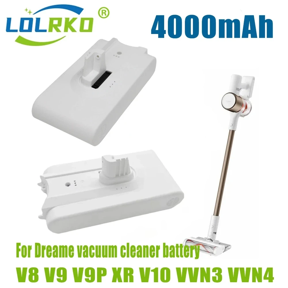 New V9 V10 Lithium Battery for Dreame V8 V9 V10 V9P XR VVN3 VVN4 Handheld Cordless Vacuum Cleaner Parts Replacement Battery
New V9 V10 Lithium Battery for Dreame V8 V9 V10 V9P XR VVN3 VVN4 Handheld Cordless Vacuum Cleaner Parts Replacement Battery