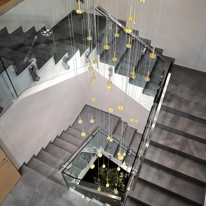 Stair chandelier long chandelier meteor shower artistic creative luxury modern simple duplex villa rotating chandelier
Stair chandelier long chandelier meteor shower artistic creative luxury modern simple duplex villa rotating chandelier