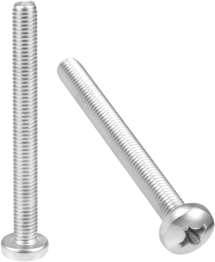 Kidisoii M8x70mm Machine Screws Pan Phillips Cross Head Screw 304 Stainless Steel Fasteners Bolts 2Pcs
Kidisoii M8x70mm Machine Screws Pan Phillips Cross Head Screw 304 Stainless Steel Fasteners Bolts 2Pcs