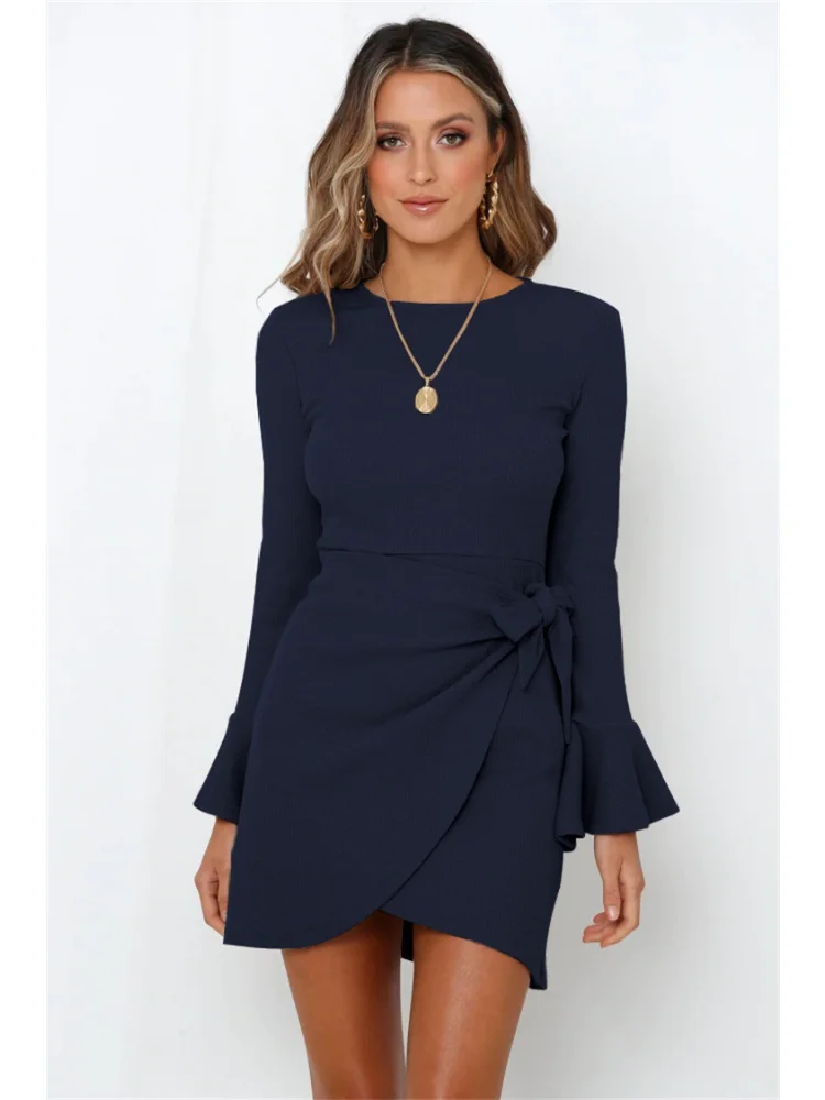 Women Autumn Winter Solid Short Mini Dress Elegant Casual Fashion Office Lady Streetwear Pullover Long Sleeve High Waist Dress
Women Autumn Winter Solid Short Mini Dress Elegant Casual Fashion Office Lady Streetwear Pullover Long Sleeve High Waist Dress