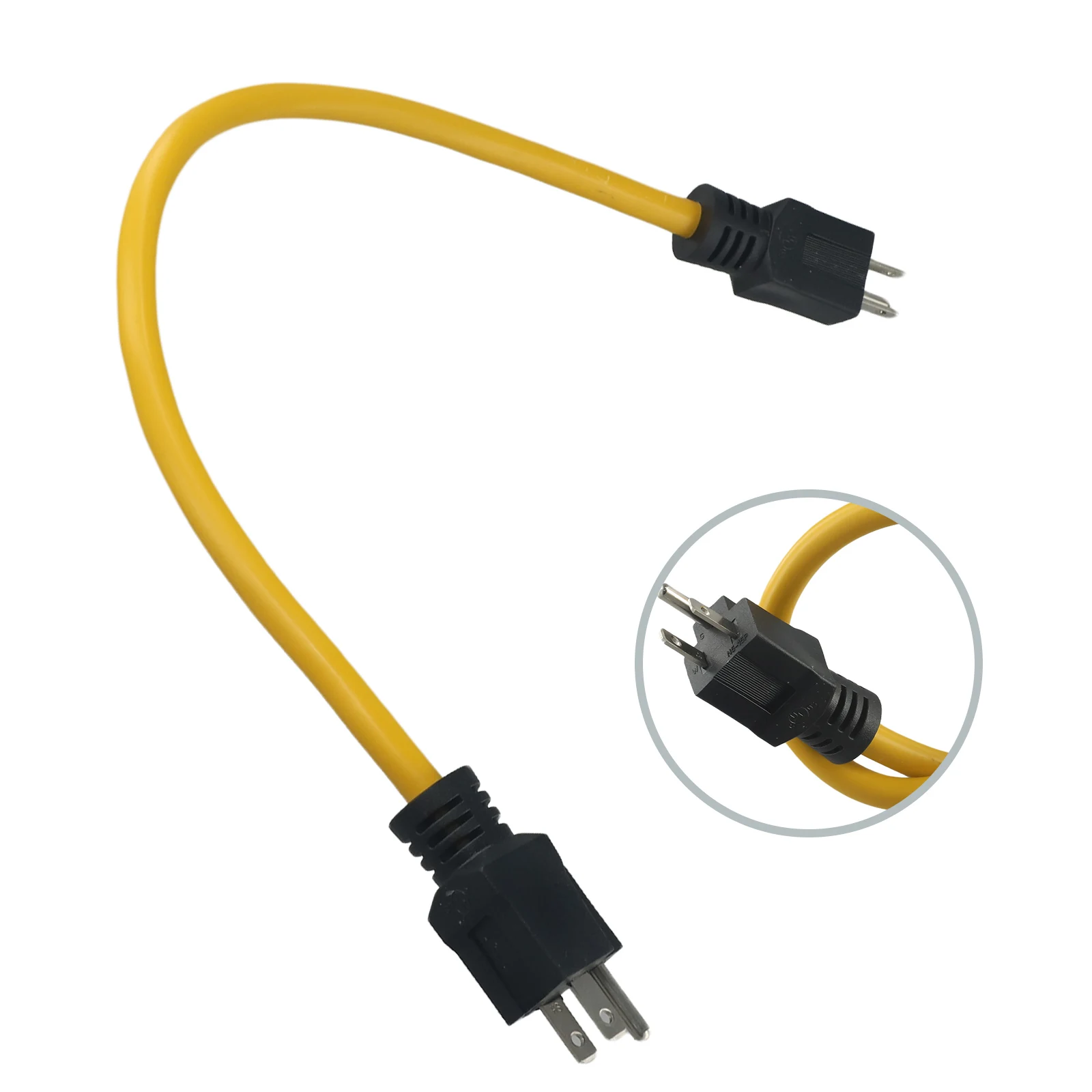 1pc Dual Male Extension Cord Male To Male 3 Plug To Plug 12 AWG 125V NEMA 5-15P To 5-15P Electrical Equipment Connection Parts
1pc Dual Male Extension Cord Male To Male 3 Plug To Plug 12 AWG 125V NEMA 5-15P To 5-15P Electrical Equipment Connection Parts