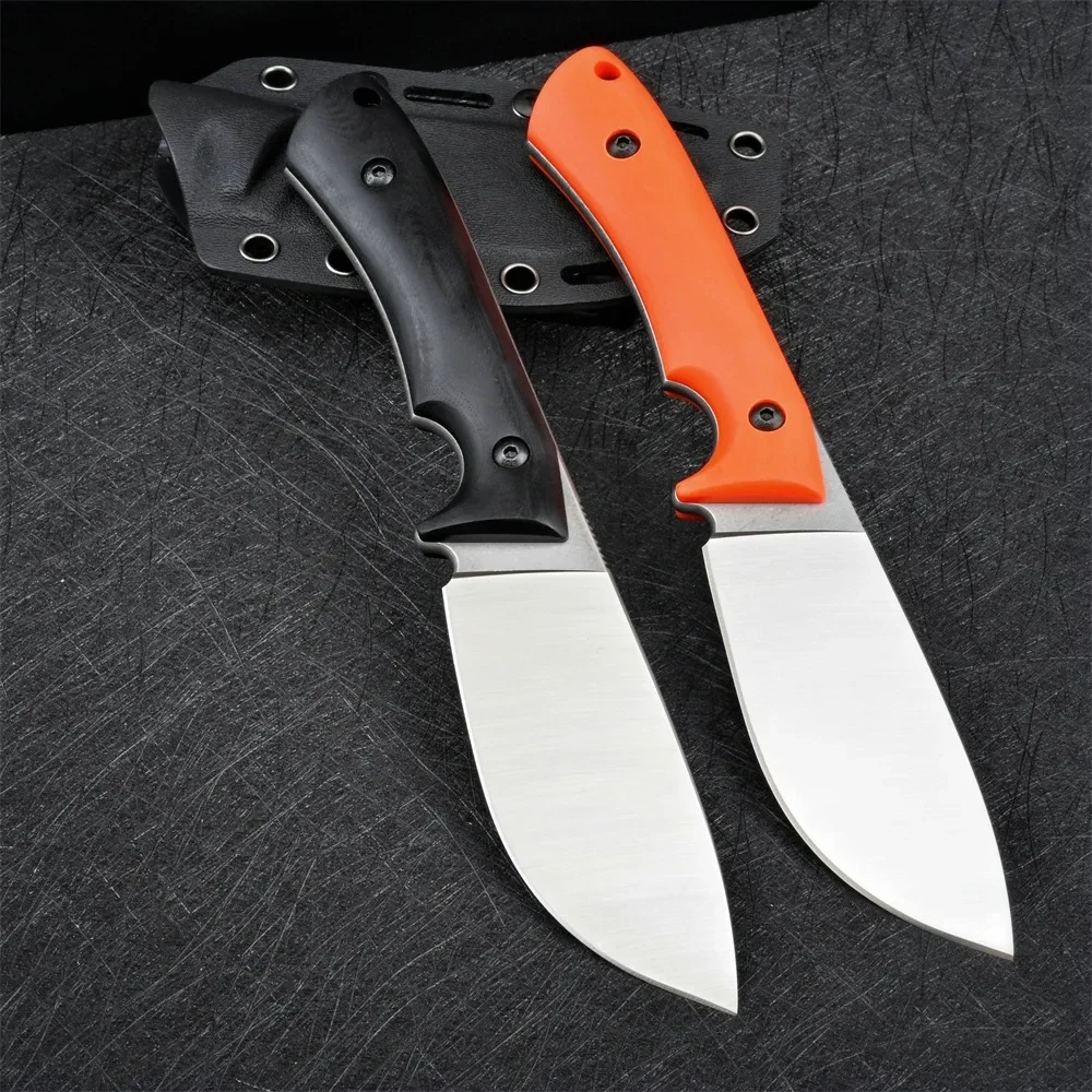 

Fixed Blade Tactical Straight Knife 3.85" MagnaCut Blade G10 Handles Hunting Survival Outdoor Military Knives with Kydex Sheath