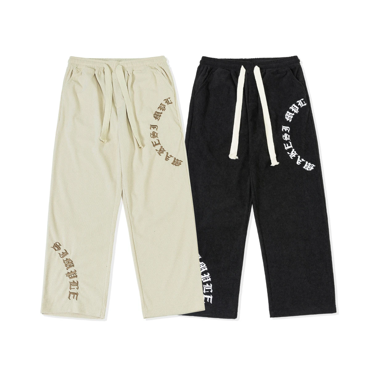 2023 spring youth vitality Harajuku letter-printed men's straight loose elastic waist drawstring Hip hop pants Fashion trousers
2023 spring youth vitality Harajuku letter-printed men's straight loose elastic waist drawstring Hip hop pants Fashion trousers