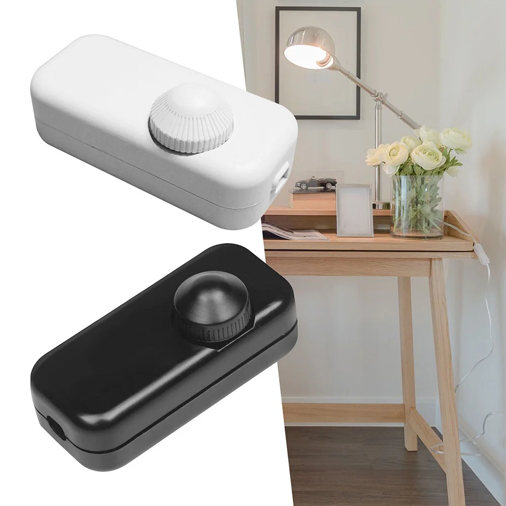 Inline LED Dimmer Switch Built-In Rotary ON/OFF Knob Control-Dimmer Table Desk Lamp Cord-Cable /Toggle /Rocker /Switches Control
Inline LED Dimmer Switch Built-In Rotary ON/OFF Knob Control-Dimmer Table Desk Lamp Cord-Cable /Toggle /Rocker /Switches Control