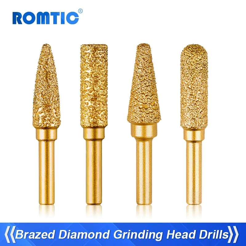 ROMTIC Metal Grinding Head Alloy Rotary File Steel Sand Grinding Drill Bits Diamond Electric Grinder Hand Drilling Tools
ROMTIC Metal Grinding Head Alloy Rotary File Steel Sand Grinding Drill Bits Diamond Electric Grinder Hand Drilling Tools