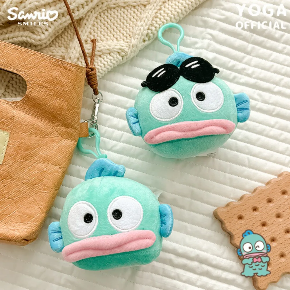 

MINISO Kawaii Cute Sanrio Cartoon Hang Yo Don Plush Toy Ordinary Key Tool Outfit Backpack Decoration Couple Holiday Gift