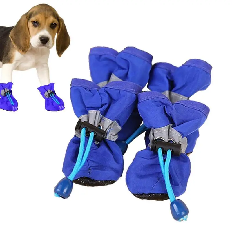 Dog Boots 4 PCS Anti-Slip Pet Shoes Soft Dog Paw Protector Adjustable Drawstring Breathable Dog Boots For Cats And Small Medium
Dog Boots 4 PCS Anti-Slip Pet Shoes Soft Dog Paw Protector Adjustable Drawstring Breathable Dog Boots For Cats And Small Medium