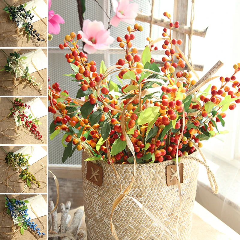 1 Bunch Artificial Flower Bunch Wedding Party Table Decoration Dry Flowers Bouquet Home DIY Christmas Berry Fake Flowers
1 Bunch Artificial Flower Bunch Wedding Party Table Decoration Dry Flowers Bouquet Home DIY Christmas Berry Fake Flowers