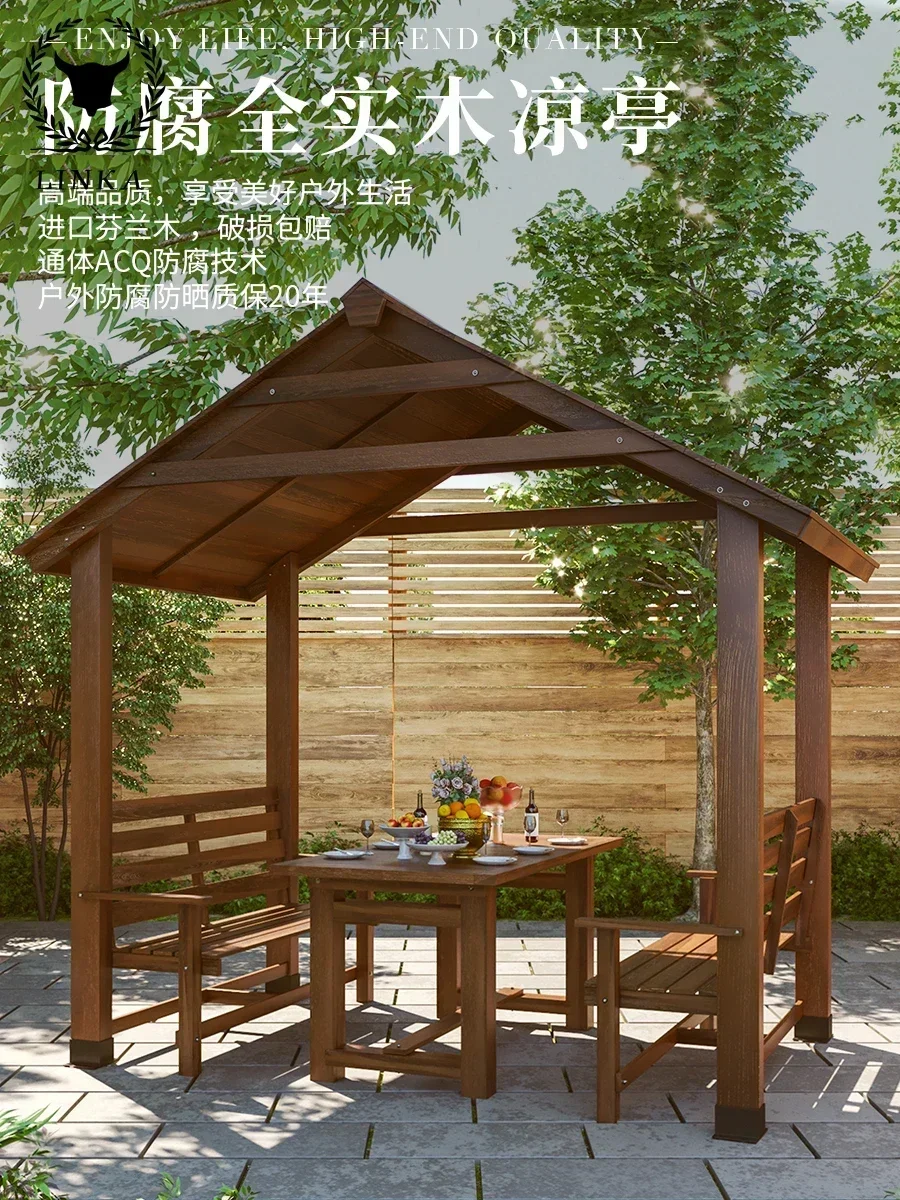 Villa terrace, roof pavilion, outdoor yard, solid wood pavilion, outdoor yard, garden, wooden sunshade
Villa terrace, roof pavilion, outdoor yard, solid wood pavilion, outdoor yard, garden, wooden sunshade