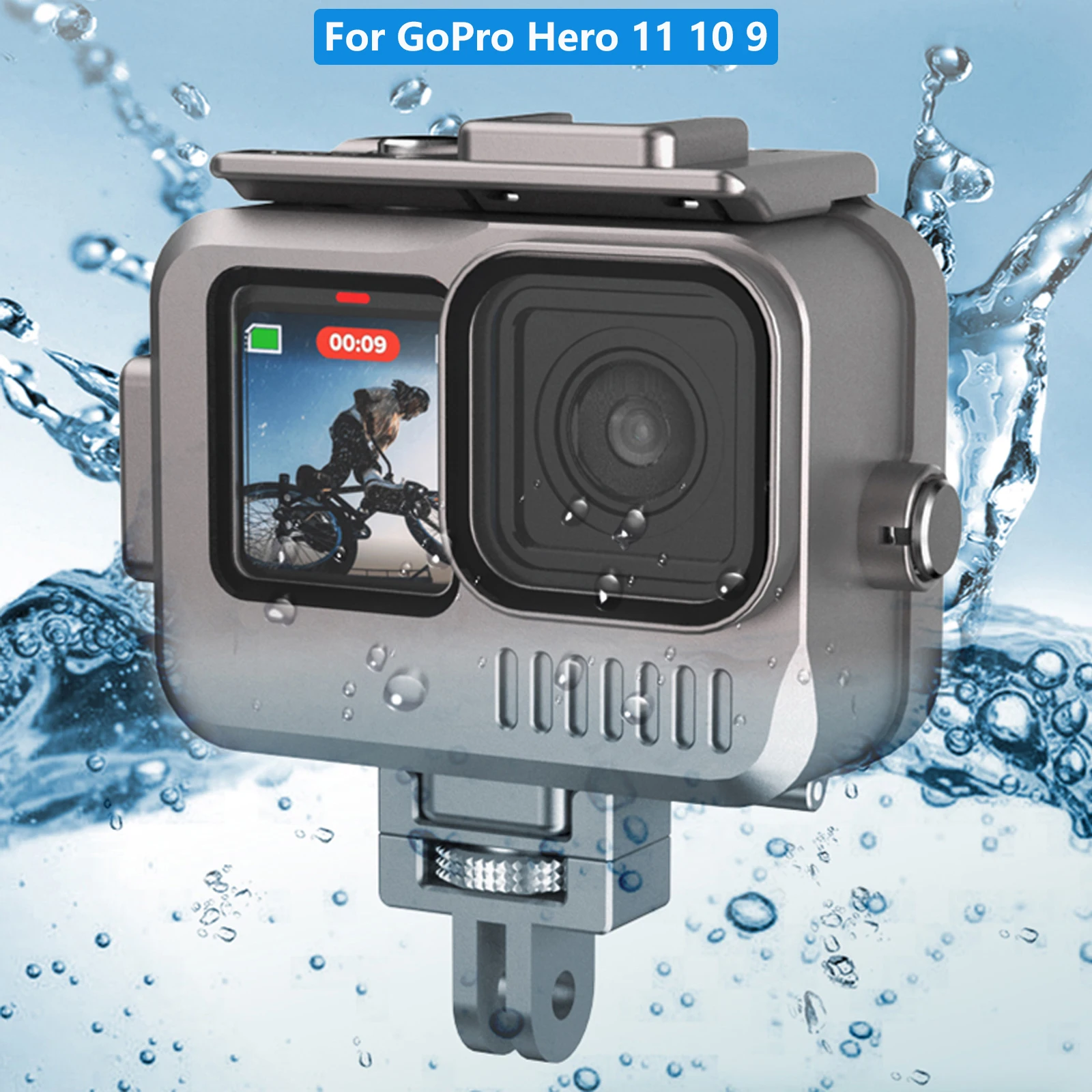 40M Waterproof Case for GoPro Hero 11 10 9 Diving Protective Housing Underwater Cover for Go Pro 11 10 9 Accessories
40M Waterproof Case for GoPro Hero 11 10 9 Diving Protective Housing Underwater Cover for Go Pro 11 10 9 Accessories