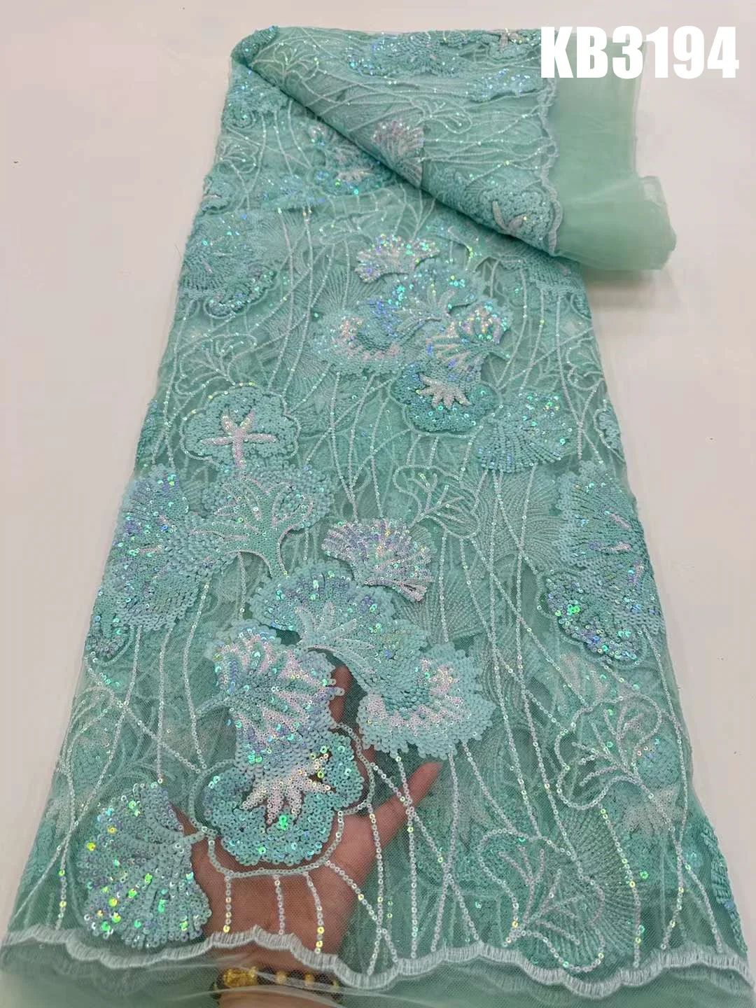 Africa Sequin Lace Fabric Tulle Lace Nigerian Wedding High Quality Laces 2023 Green French Mesh Fabric For Party Dresses KB3194
Africa Sequin Lace Fabric Tulle Lace Nigerian Wedding High Quality Laces 2023 Green French Mesh Fabric For Party Dresses KB3194