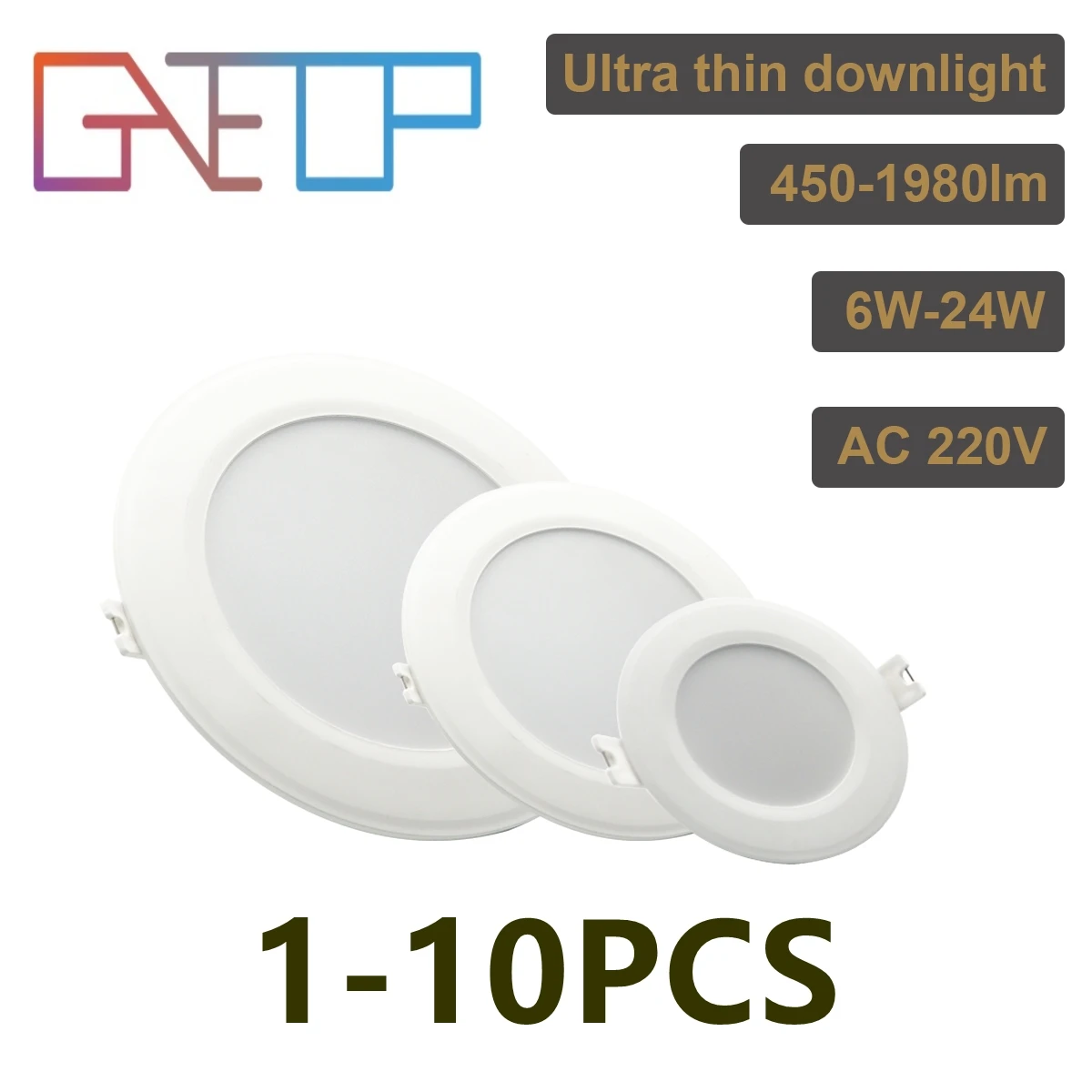 Led Downlight 220v panel light 6W 10W 14W Recessed Down light Round Led Panel Light 17W 20W 24W Spotlight Indoor Lighting
Led Downlight 220v panel light 6W 10W 14W Recessed Down light Round Led Panel Light 17W 20W 24W Spotlight Indoor Lighting