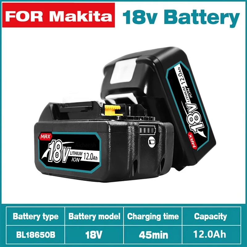 For Makita 18V 12Ah Lithium Battery,For Electric Tools BL1815 BL1830 BL1840 BL1850 BL1860 LXT400 Replacement Battery
For Makita 18V 12Ah Lithium Battery,For Electric Tools BL1815 BL1830 BL1840 BL1850 BL1860 LXT400 Replacement Battery