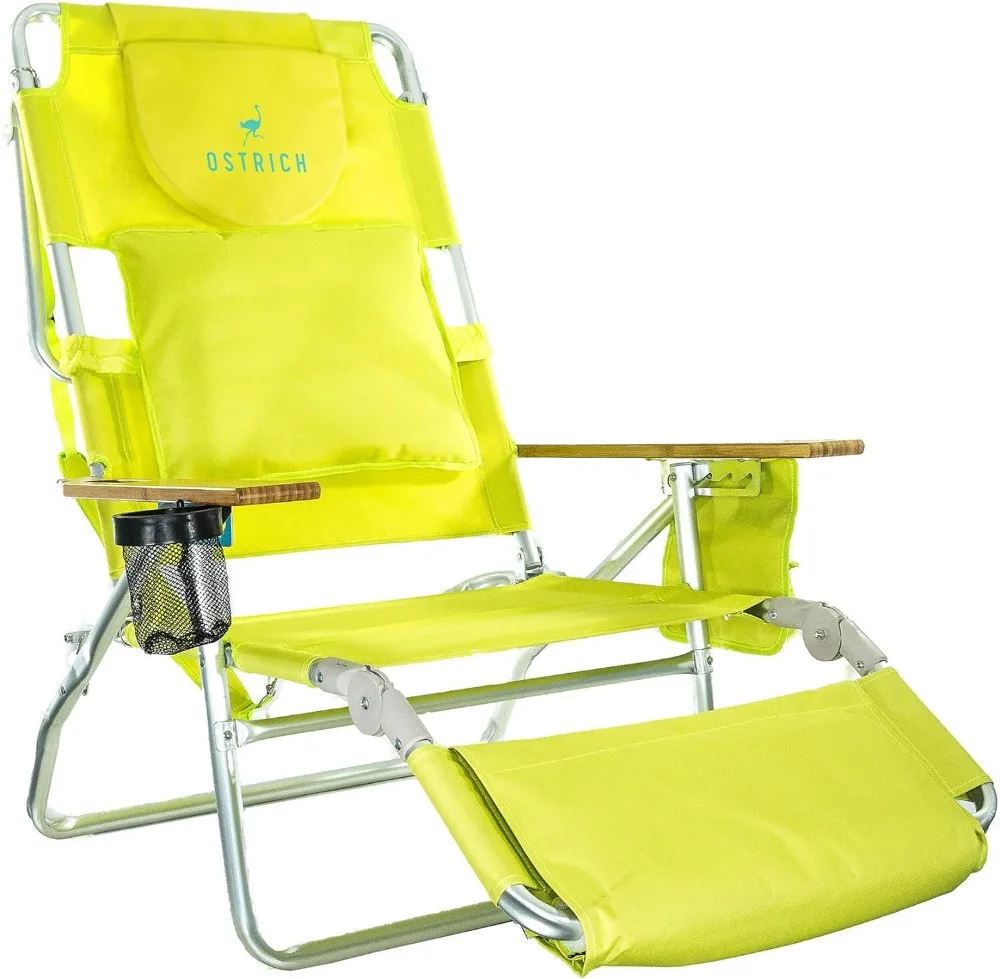 Ostrich Deluxe 3 in 1 Beach Chair with Face Opening - Portable, Reclining Lounger for Tanning - Face Hole for Reading on Stomach
Ostrich Deluxe 3 in 1 Beach Chair with Face Opening - Portable, Reclining Lounger for Tanning - Face Hole for Reading on Stomach