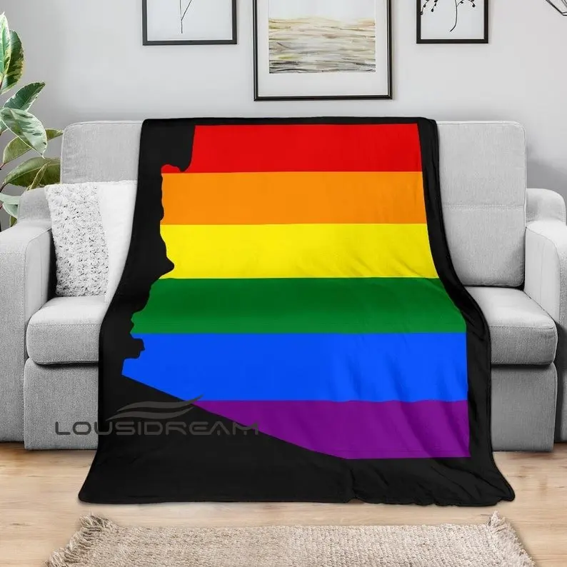 Gay Color Printing Plush Fluffy Blankets Family Adult Bed Blankets Flannel Soft Throw Blankets Rainbow Blankets Picnic Blankets
Gay Color Printing Plush Fluffy Blankets Family Adult Bed Blankets Flannel Soft Throw Blankets Rainbow Blankets Picnic Blankets