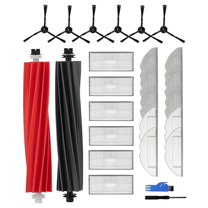 For Roborock S8 S8+ S8 Plus Robot Vacuum Cleaner Main Side Brush HEPA Filters Mop Cloth Spare Parts Accessory
For Roborock S8 S8+ S8 Plus Robot Vacuum Cleaner Main Side Brush HEPA Filters Mop Cloth Spare Parts Accessory