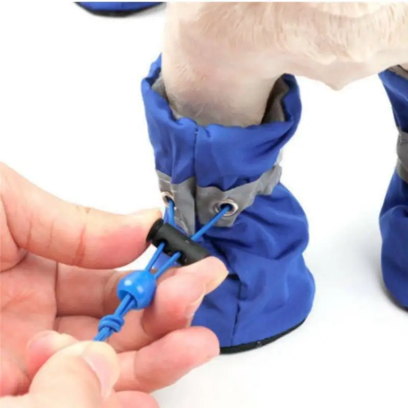 4Pcs Pet Boots Dog Boots Shoes Anti Slip Waterproof Rain Boots Adjustable Puppy Rain Pet Cat
4Pcs Pet Boots Dog Boots Shoes Anti Slip Waterproof Rain Boots Adjustable Puppy Rain Pet Cat