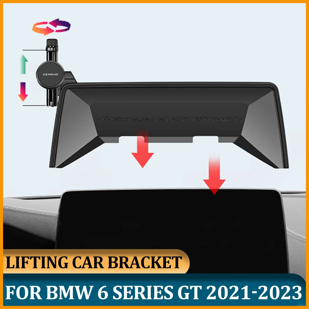 Lifting Navigation Screen Phone Holder For BMW 6 SERIES GT 2021 Car Screen Frame Mobile Phone Bracket For BMW 6 SERIES 2022 2023
Lifting Navigation Screen Phone Holder For BMW 6 SERIES GT 2021 Car Screen Frame Mobile Phone Bracket For BMW 6 SERIES 2022 2023