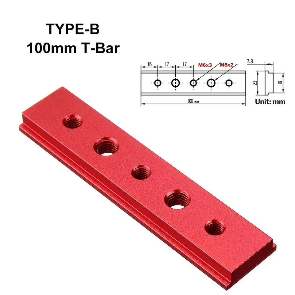 DIY T-Bar Slider Red Miter Jig Miter Saw T-track Table Saw Woodworking Tool 23mm/0.9inch Width Practical Useful
DIY T-Bar Slider Red Miter Jig Miter Saw T-track Table Saw Woodworking Tool 23mm/0.9inch Width Practical Useful