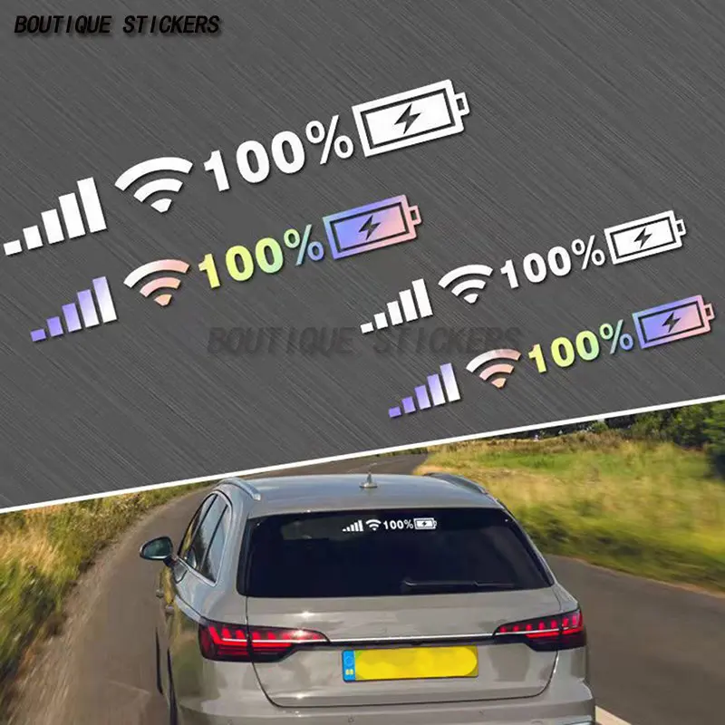 Personalized decoration windshield sticker mobile phone signal WIFI battery power logo modification sticker car decoration
Personalized decoration windshield sticker mobile phone signal WIFI battery power logo modification sticker car decoration