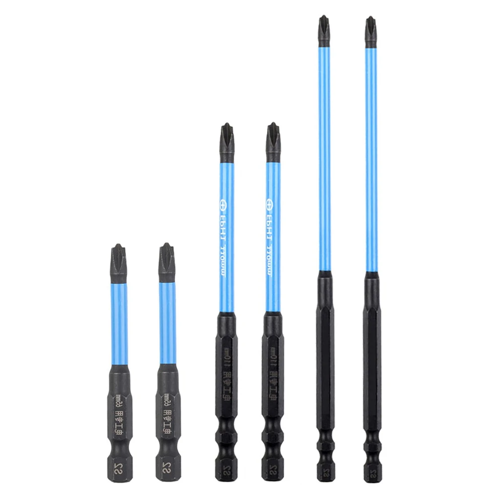 6Pcs Cross Screwdriver Bit FPH1 Magnetic Special Slotted Head 65-150mm For Electrician Home Repairing Electric Driver Tool Parts
6Pcs Cross Screwdriver Bit FPH1 Magnetic Special Slotted Head 65-150mm For Electrician Home Repairing Electric Driver Tool Parts