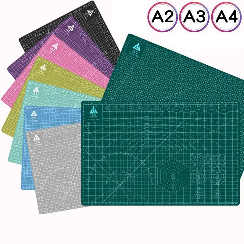 

Pvc Cutting Mat Board Durable Self-healing Diy Sewing Student Art Paper Cutting Engraving Cut Pad Leather Craft Tool A2 A3 A4